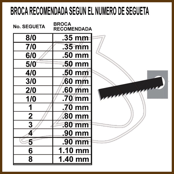 SEGUETA GOLDEN EYE NO.3 ALEMANA (GRUESA)