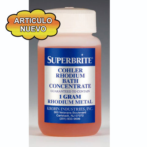 RODIO EN SOLUCION CONCENTRADA 1 GR. COHLER