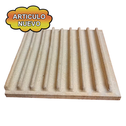 CERAMICA P/SOLDAR Y BASE P/QUEMADO DE CUBILETES 180x180x22 mm