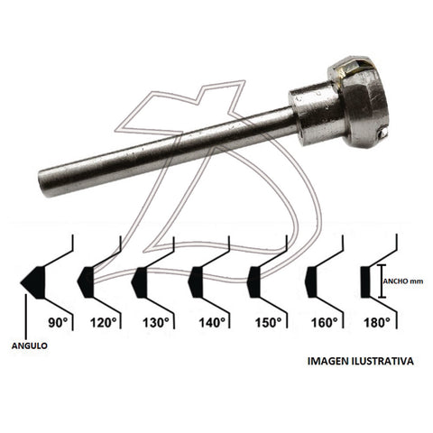 DIAMANTE 090 2mm p/MOTOR CHICOTE