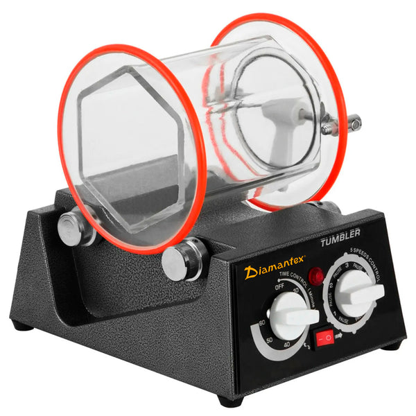 BARRIL ROTATORIO DE 3 KGS ACRILICO TRANSPARENTE