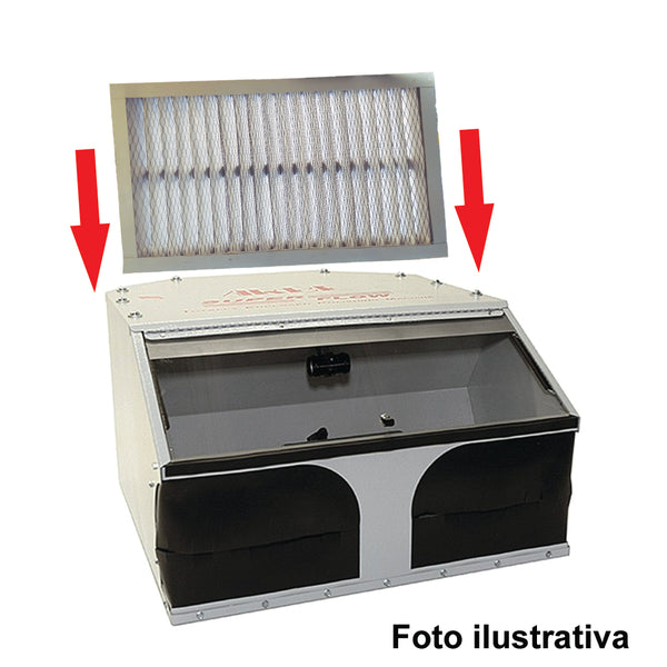 FILTRO P/PULIDOR ARBE SOBREMESA 1/2 HP 60x34.7x4.5 CM.