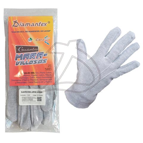 GUANTES PARA LIMPIAR JOYERIA