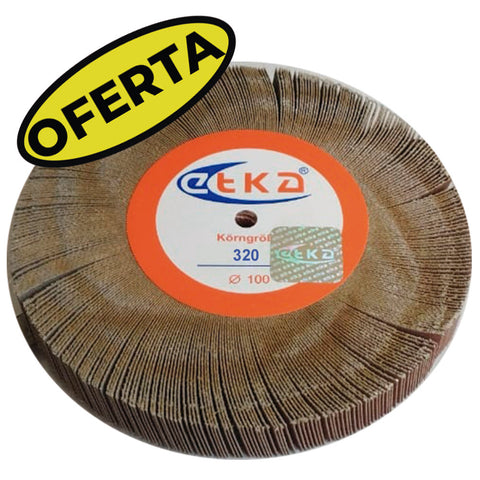 RUEDA DE LIJA DX MED-FINA (320)100x15mm